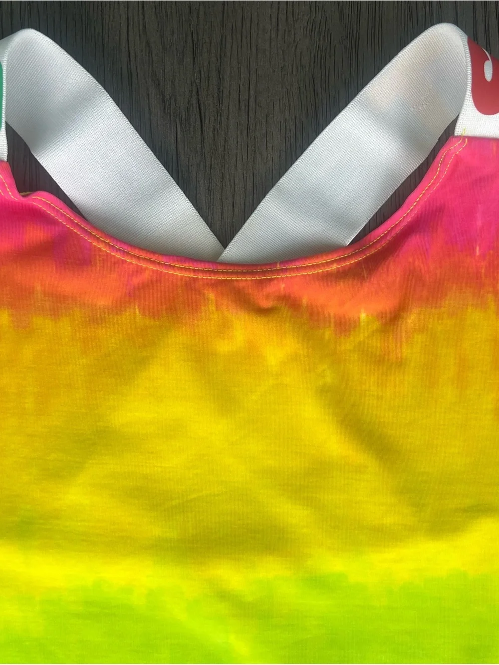 Stella McCartney Kids Rainbow Girls Swimsuit, Size 10